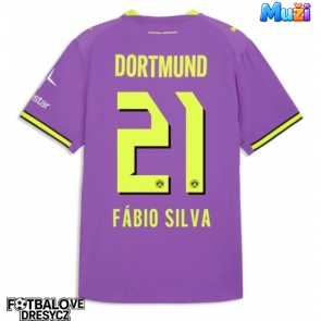 Borussia Dortmund Fabio Silva #21 Alternativní Dres 2026-27 Krátký Rukáv